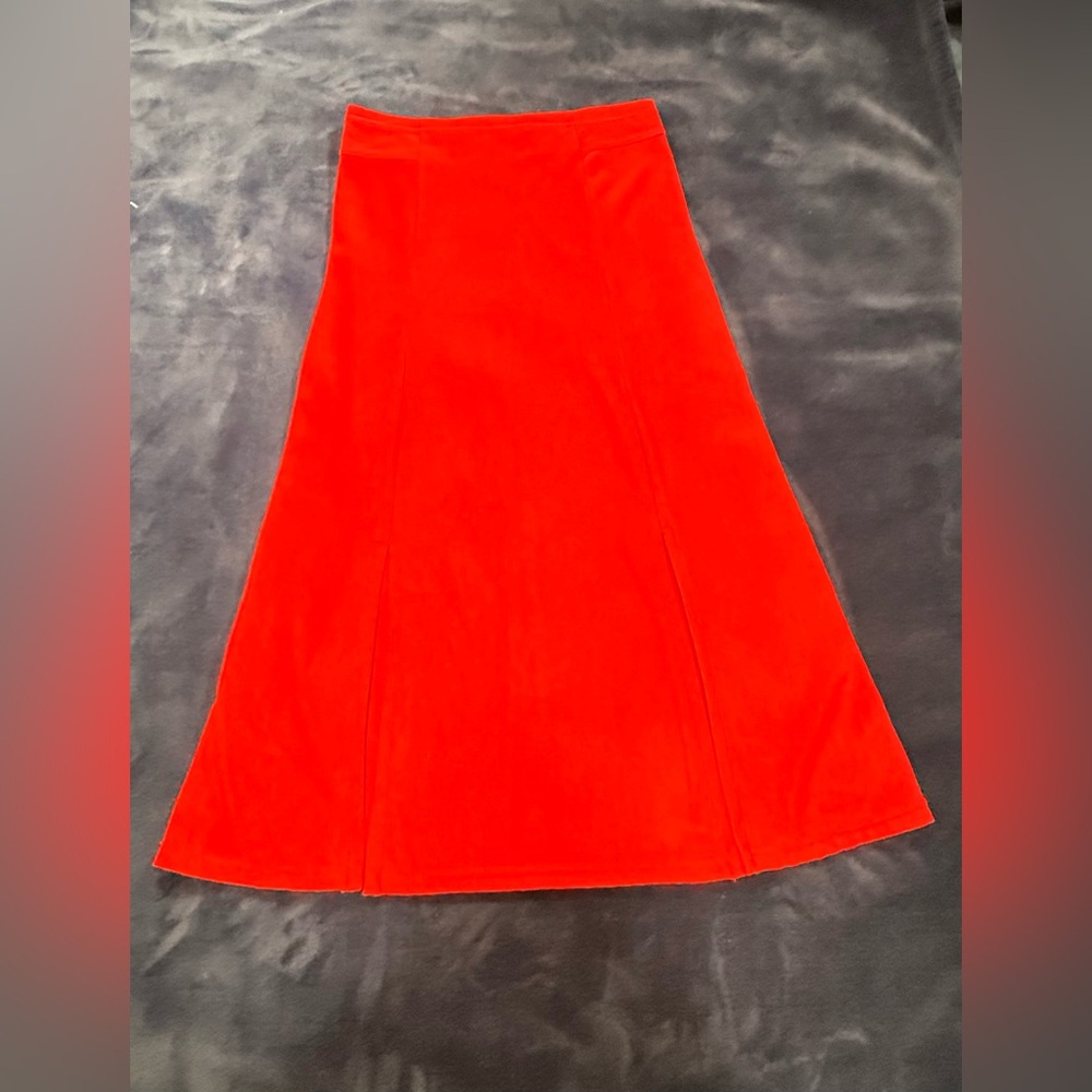 Elegant Red Women's Skirt